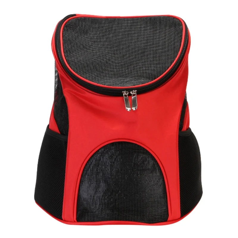 Продукт для путешествий, переноска для домашних животных, легкий рюкзак для маленьких собак, кошек, предназначенный для путешествий, пеших прогулок, использования на открытом воздухе - Цвет: Красный
