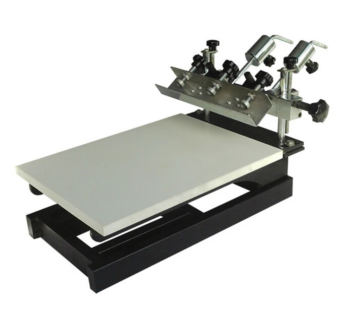 1 Color 1 Station Manual Screen Printing Machine Press with 3 Pallet