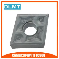 CNMG120404 TF IC908 10 шт внешние инструменты токарные CNMG 120404 карбидные вставки токарный режущий инструмент токарный токарная пластина