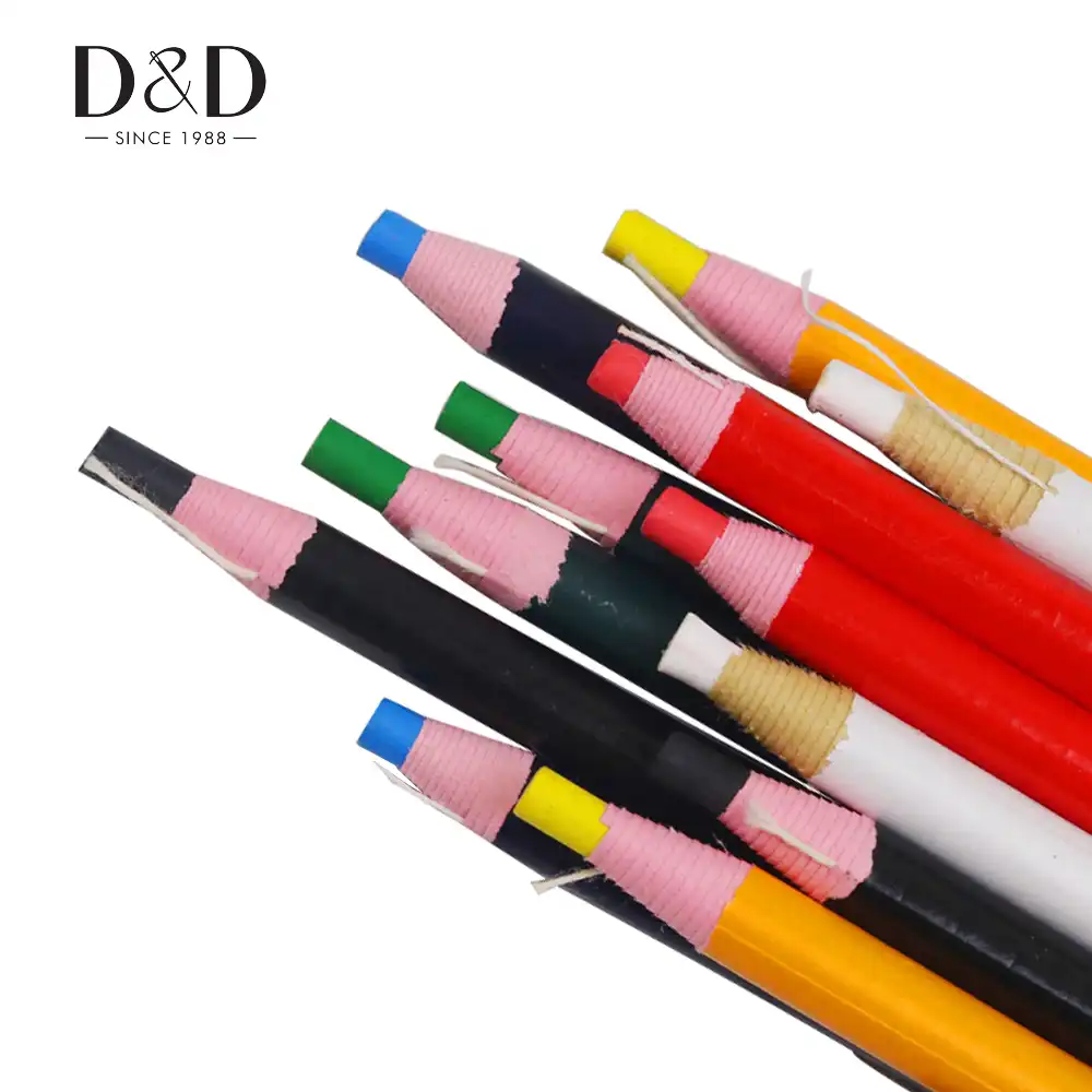 crayon /à la cire pour la couture crayons /à tissu solubles dans leau 6 couleurs sans d/écoupe pour la confection de crayons Chinagraphe Crayons /à craie pour tissu marqueurs de graisse