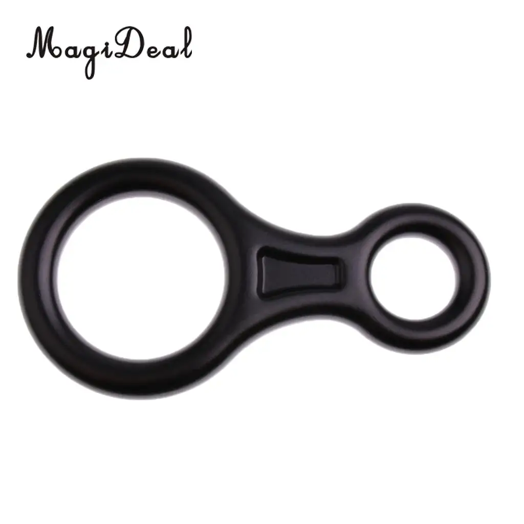 MagiDeal 35KN Figure 8 Shape Descender Rock Climbing Rappel Belay Device 3 Colors for Rappelling Rescue Rock Climbing Caving