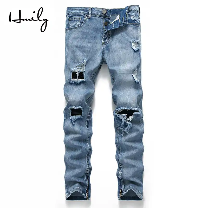 new jeans with holes