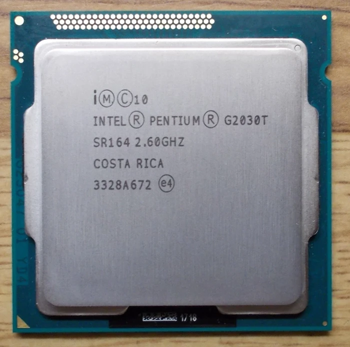 Intel pentium G2030T SR163 Processor 2.60GHz 3M Dual Core Socket 1155