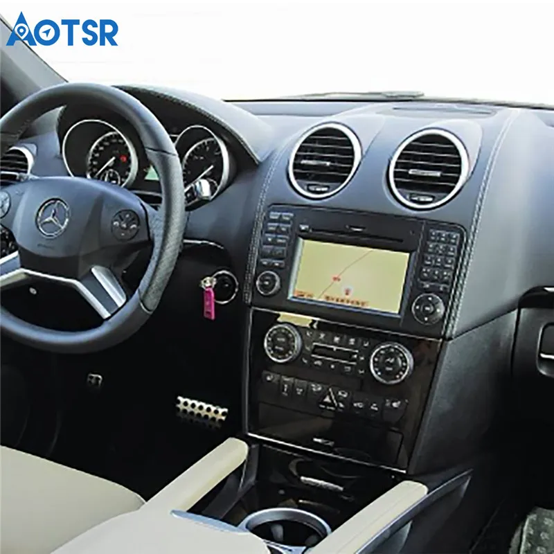 Discount Aotsr Android 8.0 Car DVD player GPS Navigation Headunit For Mercedes Benz ML W164 GL X164 (2004-2012)  2 din radio media 0
