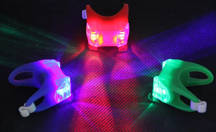 Top 1pcs Mini Waterproof Silicone mountain Bike Light Cycling Beetle Warning lights Front Rear Tail Lamp Bicycle light BL8021 7