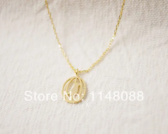 New Fashion hotting sale high quality Gold Silver unique exquisite Bird In The Cage pendant Necklace | Украшения и аксессуары