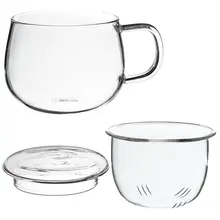 Лидер продаж высокое качество 320 мл, 80x80x85 мм прозрачный термостойкий Чай Кофе чашка с чайным впрыскивателем крышка фильтра Чай чашка для кофе