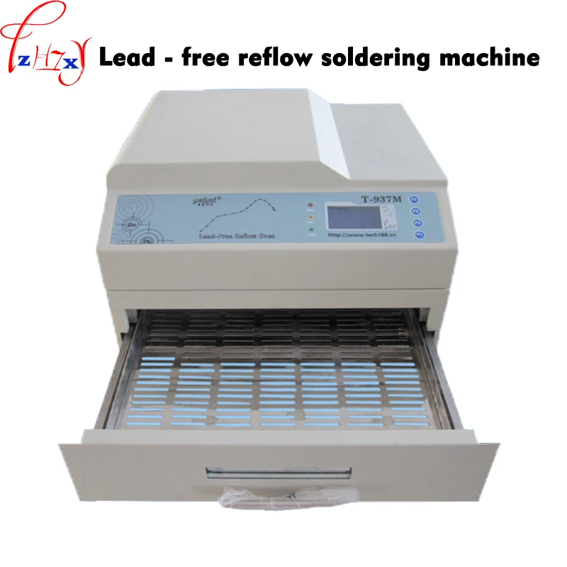 US $716.45 LeadFree Reflux Welder T937M Small Table Reflow Soldering Can Be Heated At A Constant Temperature Reflow Oven 220V 3300W 1PC