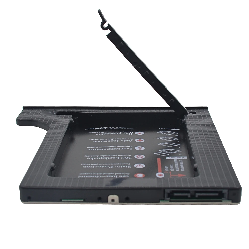 Новинка 2016 универсальный адаптер Optibay 2nd HDD Caddy 9 5 мм SATA3.0 для 2 дюймового SSD CD DVD