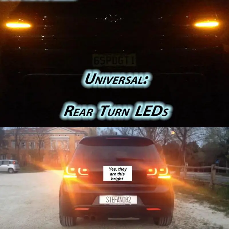 EUR задние поворотные Сигнальные огни для Mazda Premacy RX8 дань заменить левый и правый световой индикатор ba15s 2 шт