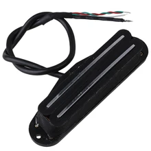 5 Pieces Black Dual Hot Rail Humbucker Guitar Neck Pickup 4 Wire Electric Guitar Neck Pickup 4 Wires Dual Hot Rail Humbucker G