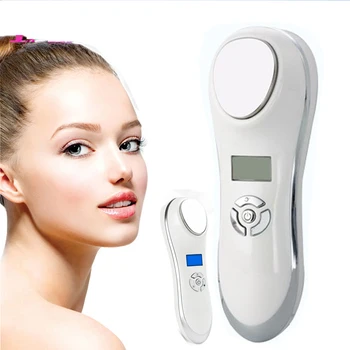 

5 in 1 LED Photon Therapy Facial Skin Lifting Rejuvenation Vibration Device Machine EMS Lon Microcurrent Hot Cold Massager