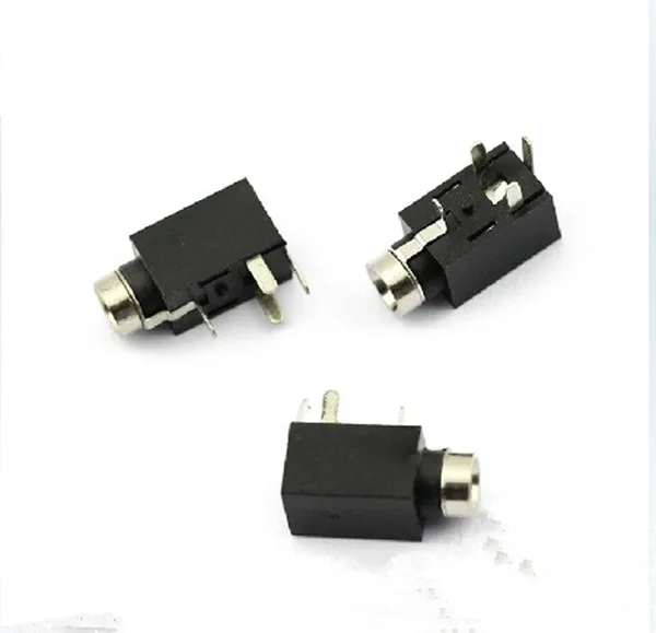 

20Pcs 2.5mm Female Audio Connector 4 Pin DIP Headphone Jack Socket PJ-210B