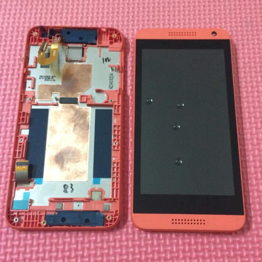 

Original Tested LCD Display Touch Screen Digitizer Assembly + Frame For HTC Desire 610 D610 Smartphone Repair Parts ,Orange