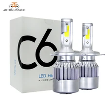 Hot Sales H7 LED H4 Car Lights Bulb H3 9005 H8 H9 H11 Car Headlight Automobile