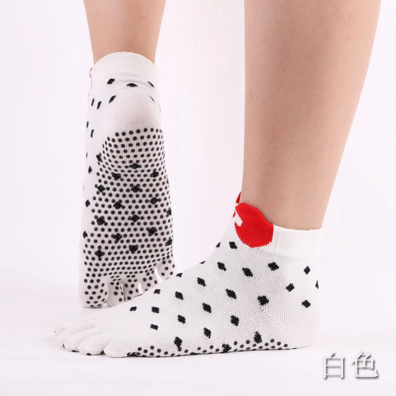 1 Pair Cute Women Colored Yoga socks Cotton Anti slip Massage Sports Socks Warm Candy Socks pilates