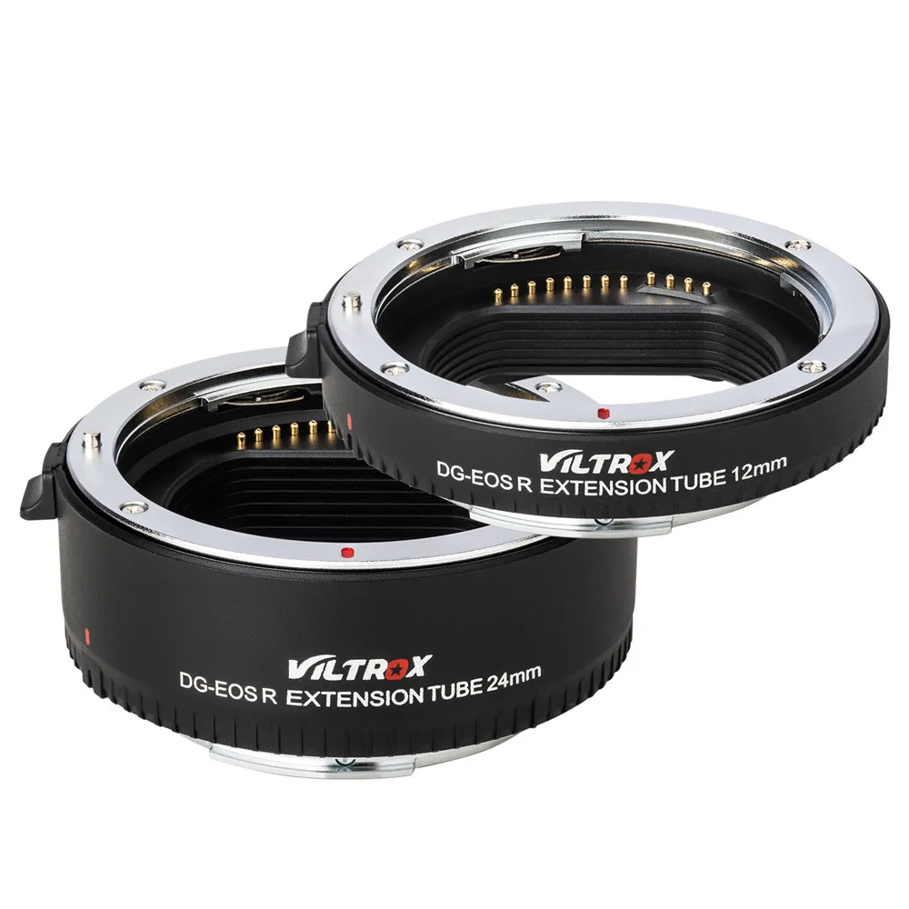 

Viltrox DG-EOS R Auto Focus Macro Extension Tube Lens Adapter 12mm+24mm for Canon EOS R lens to EOS R/EOS RP camera
