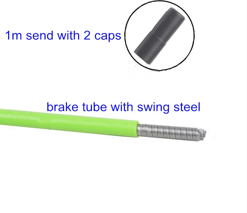 Велосипедная трубка тормозной магистрали шланг Трансмиссия сдвиг линия кабель провод подача трубки 1 м с 2 крышками