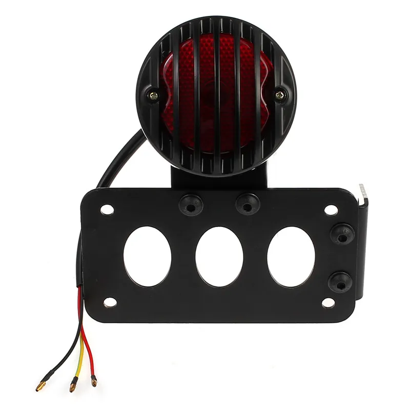 Neoteck 12V задний фонарь для мотоцикла с кронштейном номерного знака LED|Светодиодные
