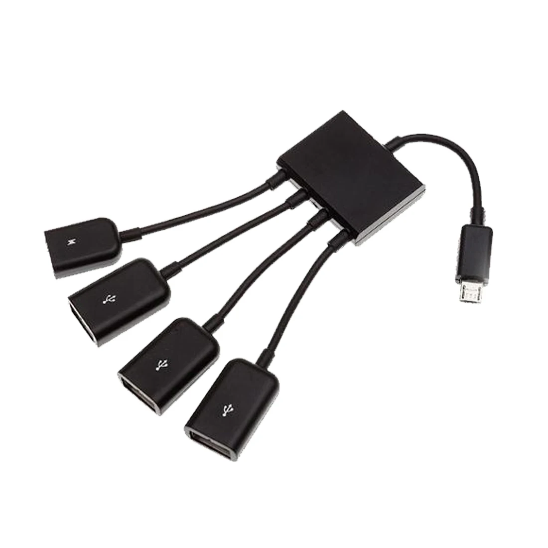 Etmakit USB Hub 4 Port Micro USB OTG Connector Spliter For Smartphone