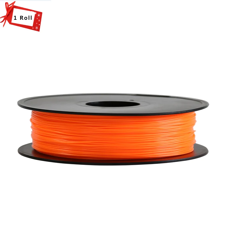 

Orange Color 3D Printer Filament 1.75 mm PLA/ABS Materials for 3D Printer 1KG/Roll for 3D printer filament and 3D pen