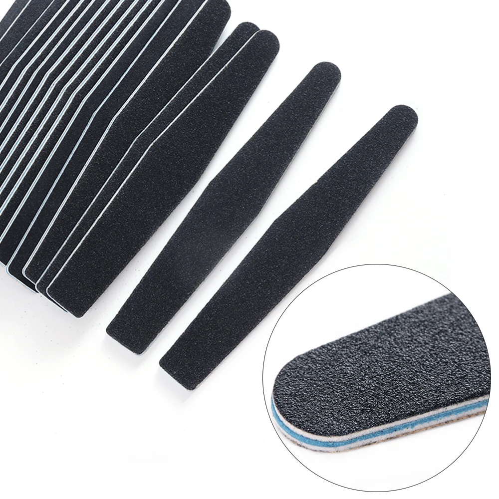 

5pcs/Set Gel Nail File Black Buffer Block Sanding Sponge Dual-Side Pedicure Manicure Care Makeup Rhombus Nail Polish Tools TR843