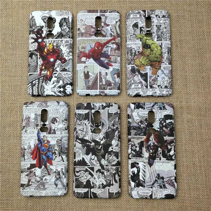 

Luminous Marvel Phone cover case For iphone X XS MAX XR 10 8 7 6 6S plus 5 5S SE cases Matte hard plastic cover Spiderman Batman