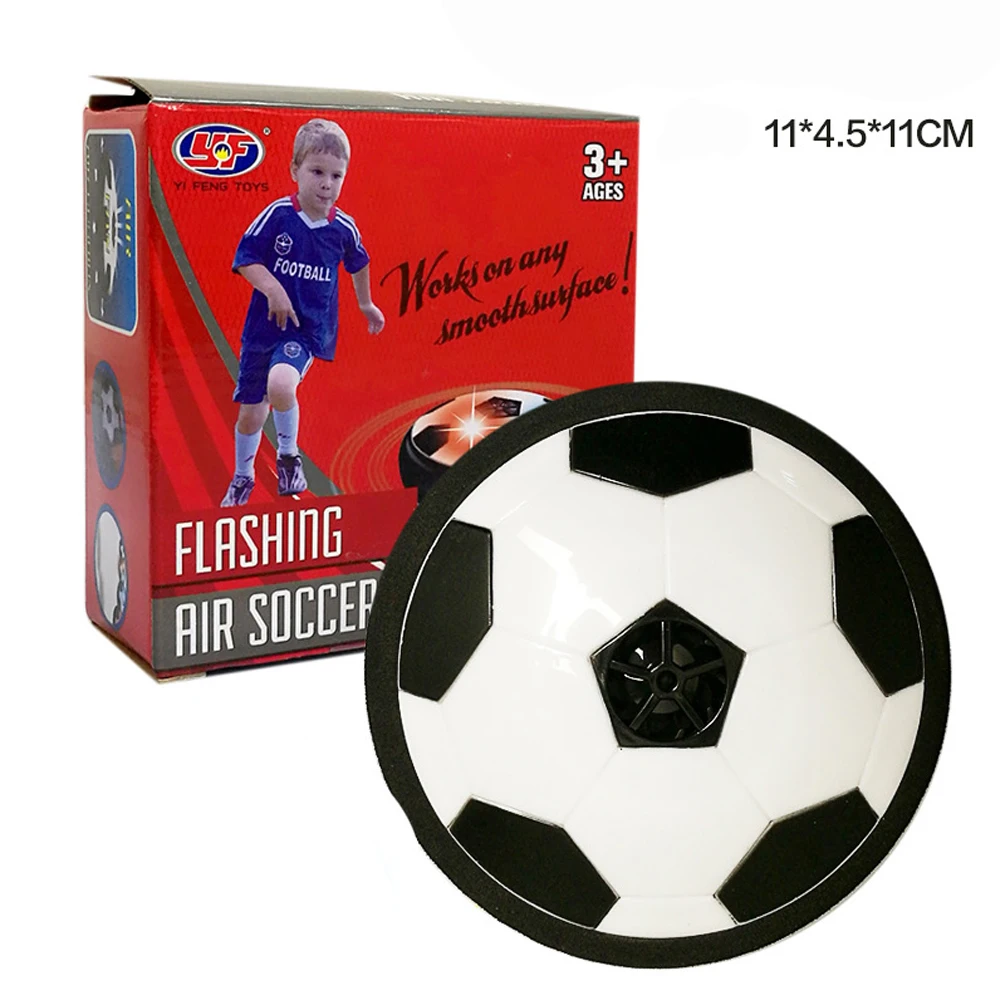 

Air Power Soccer balls LED Light Flashing Ball Toys Disc Gliding Multi-surface Hovering Football Game Gift for Kid Chidren