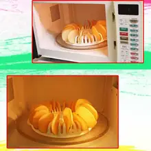 DIY Low Calories Microwave Oven Fat Free Potato Chips Maker Home Kitchen Bakeware Tools Baking Dishes& Pans Chips Rack