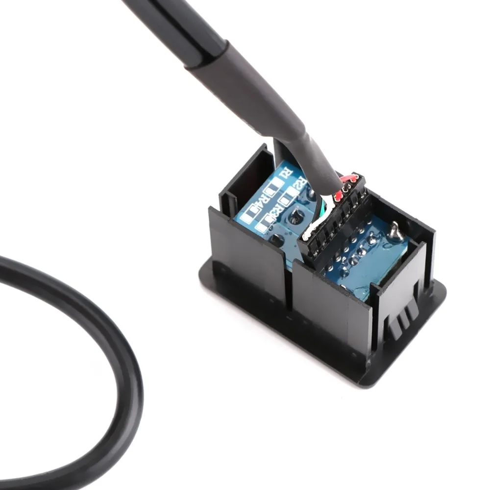 Onever USB и 3 5 мм AUX аудио приборной панели заподлицо расширение кабель с монтажным