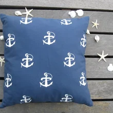 Подушки Подушка океан серии подушки якорь шаблон холст подушка