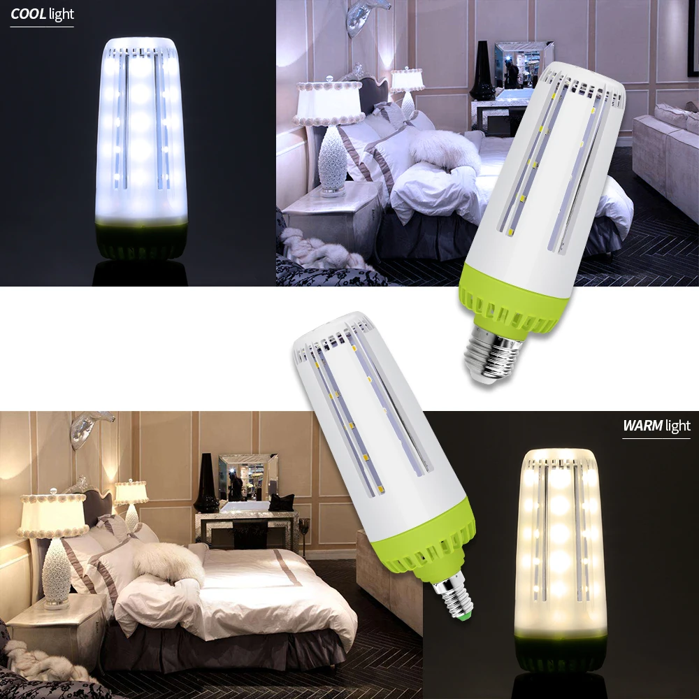 

CanLing E27 Lamp LED Corn Light Bulb E14 Candle Light Energy Saving Lamparas Led 10W 15W 20W No Flicker Bombillas for Chandelier