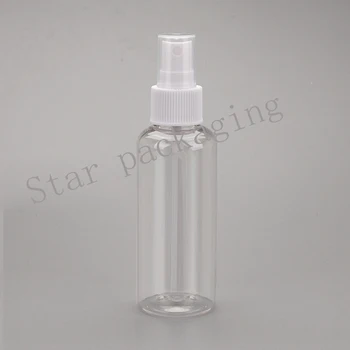 

120ml clear color spray pump travel PET bottle for cosmetic packaging,4 oz plastic empty bottles for liquid medicine 40pc/lot