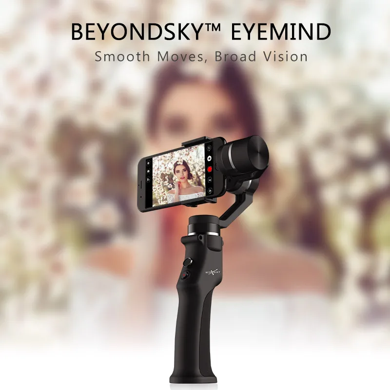 BEYONDSKY EYEMIND карданный 3-осевой стабилизатор для смартфона экшн-камеры GO Pro Камера с CarryingBag портативных игровых приложений, селфи-Палка для камеры