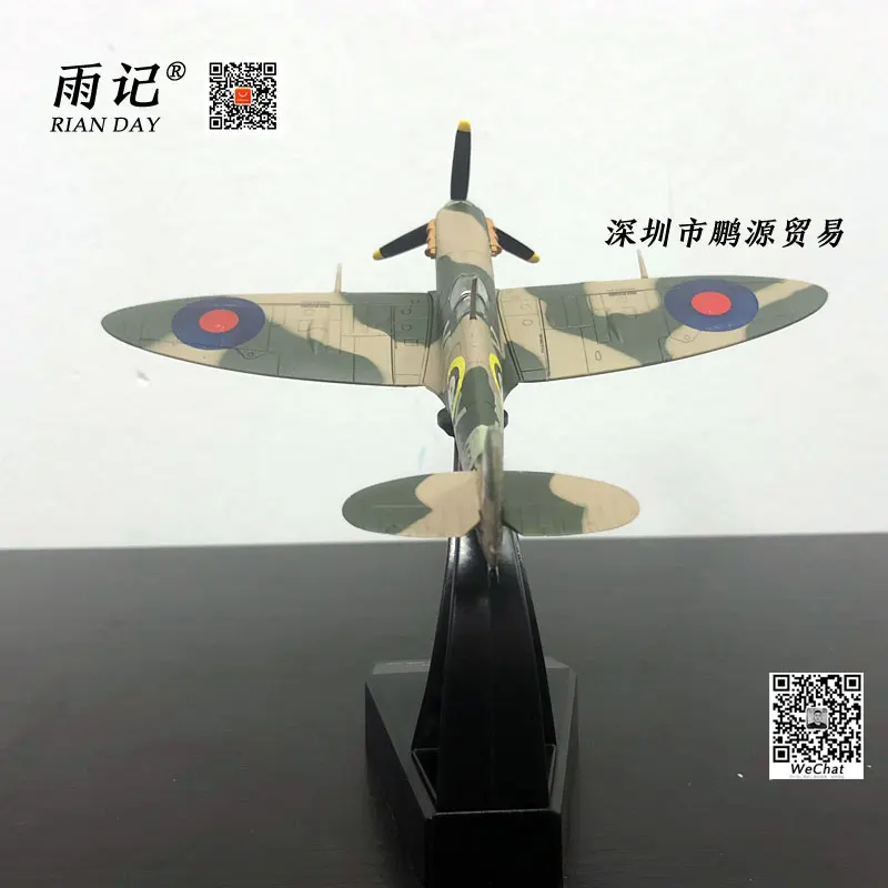 AMER 1/72 масштаб военная модель игрушки 1941 супермарин Spitfire MK Vb истребитель литой металлический самолет модель игрушки для сбора, подарок