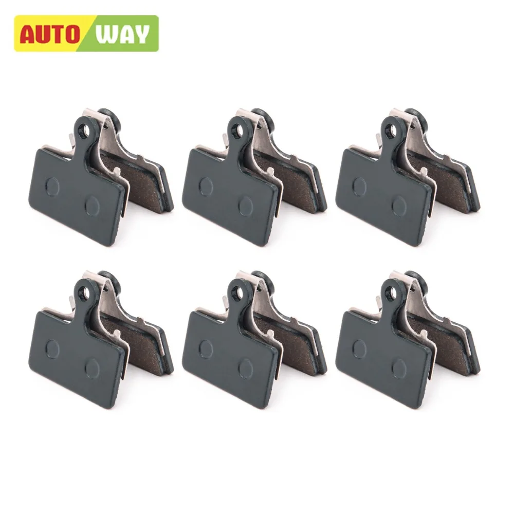 Дисковые Тормозные колодки Autoway 6 пар для горных велосипедов M985 M988 Deore XT M785 SLX M666 M675