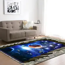 Ковры север мягкие фланелевые 3D печатные ковры салон Галактическое пространство автомобильные коврики противоскользящие большие ковры для Декор в гостиную