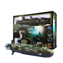 RC субмарина игрушки пульт дистанционного управления submino США Seawolf модель для детей в подарок уличная игрушка