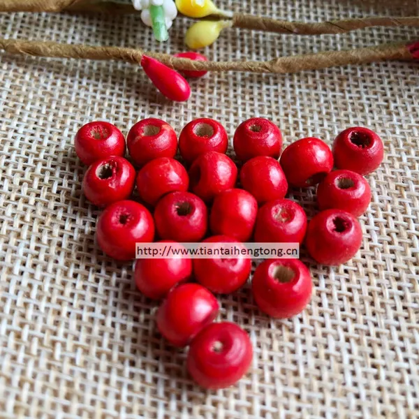 

6*7 мм красные цветные крупные деревянные бусины, DIY четки