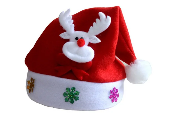 Рождественские шапки Gorro Navidad, Рождественская шапка для взрослых, шапка Санты, украшение на год, Рождественские предложения