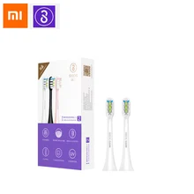 2 шт Xiaomi SOOCAS сменная электрическая зубная щетка универсальная чистящая головка 3 цвета