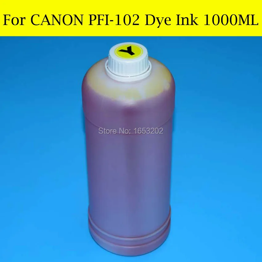 For Canon PFI-102 Dye Ink 1000ML 3