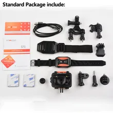 Original SOOCOO S70 Action Camera Wifi 2K 30fps Bare Waterproof Sport DV mini Cam 1080P HD 170 Degree Lens 2.4G Remote Control