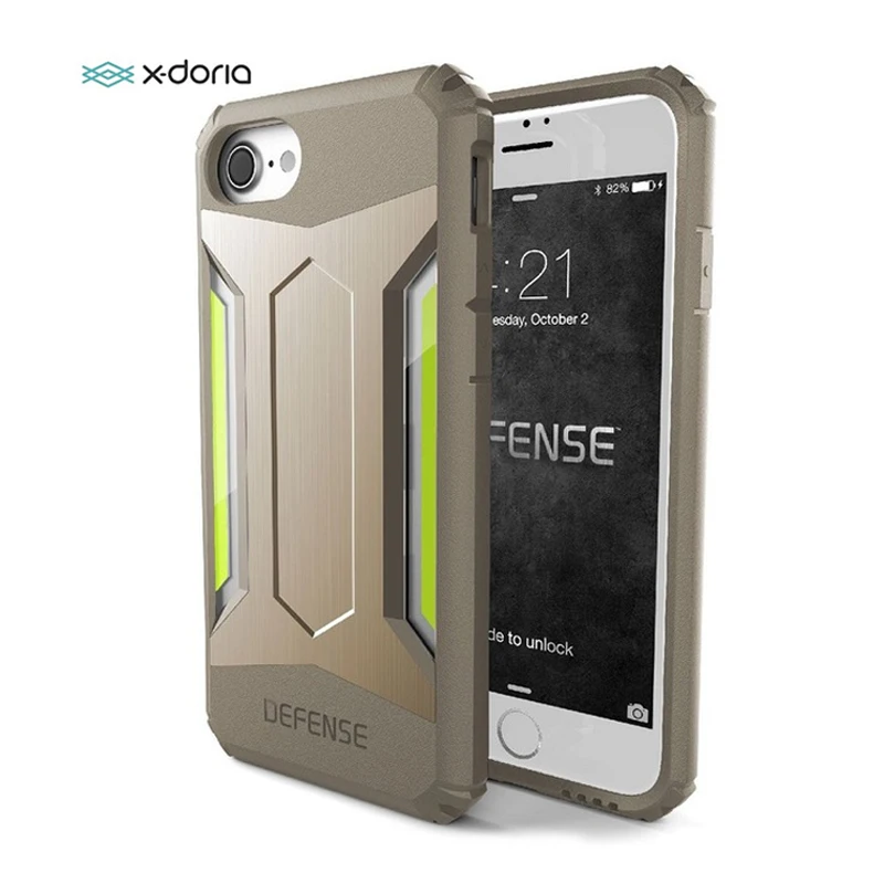 

X-Doria Defense Gear Phone Case For iPhone 7 8 Plus Multi-Layer Thin Lightweight Military Drop Tested Case Cover For iPhone 7 8