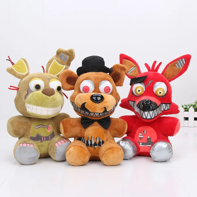 25cm fnaf plush toy plush Golden Freddy Fazbear Mangle bonnie foxy Stuffed Doll Toys Sister Location 3