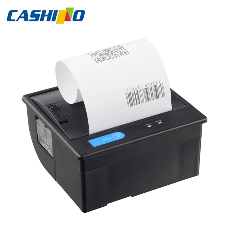 Мини-термопринтер QR-кода 80 мм с автоматической обрезкой DC24VDC RS232 + USB | Компьютеры и