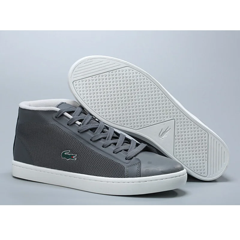 Lacostelegend shoes men Skateboarding Classical Grey Breathable Mesh sneakers casual zapatillas Lacostelegend hombre EU36-45