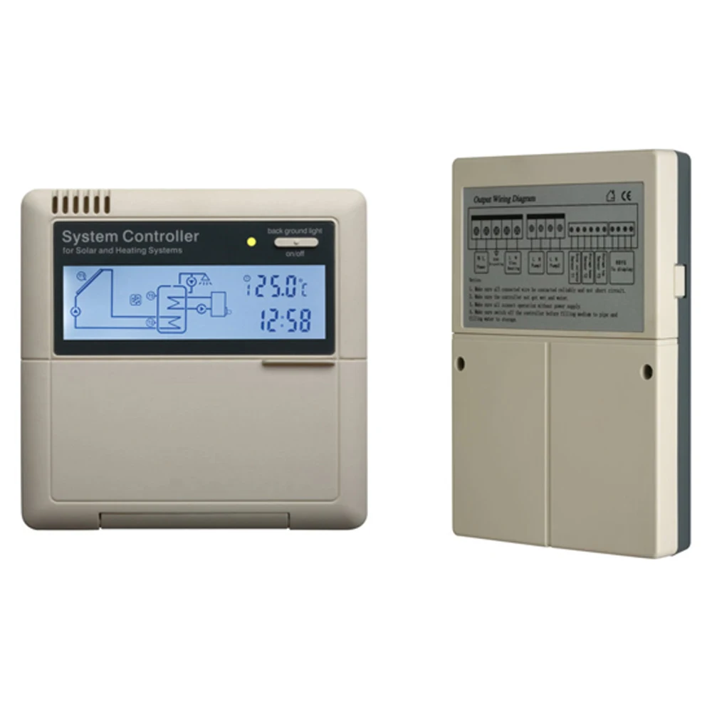 SP24 Солнечный водонагреватель контроллер Солнечный тепловой контроллер для солнечного водонагревателя, 110/220 В, ЖК-дисплей