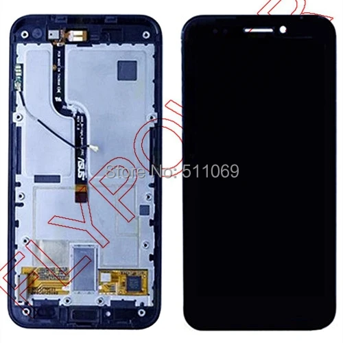 

For Asus PadFone 1 A66 LCD Screen Display with Touch Screen Digitizer Assembly+Frame by free shipping; black color; HQ