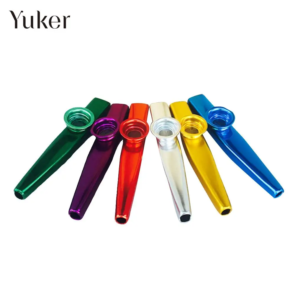 Random Color Kazoo Best Companion Metal Card Flute Gift Musical